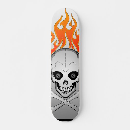 Skull Fire Skateboard (Voorkant)