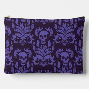 Skull Flame Damask in humeurige tinten van paarse Etui