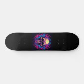 Skull Flame Skateboard (Horizontaal)