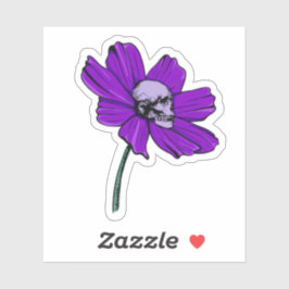 Skull Flower  Sticker