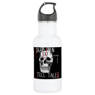 Skull forensic science CSI dode mannen Waterfles