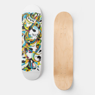 Skull forest-skateboarddeck skateboard