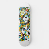 Skull forest-skateboarddeck skateboard (Voorkant)