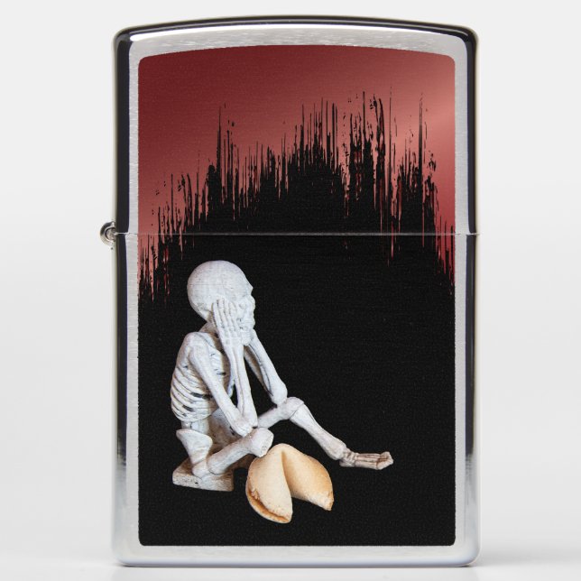 Skull Fortune Cookie Good Luck (Voorkant)