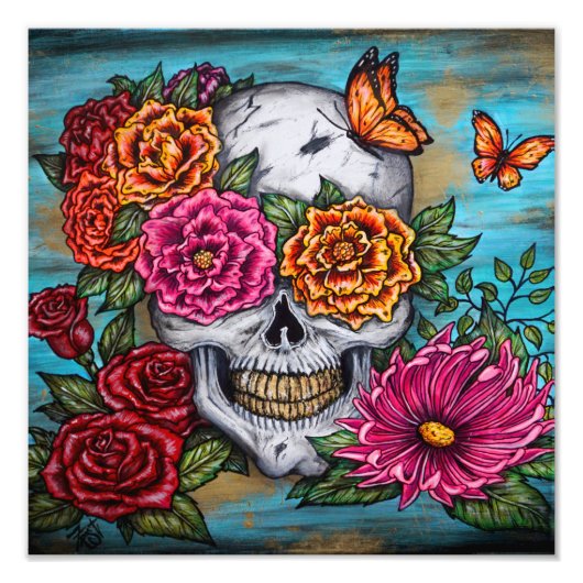 Skull Foto Afdruk (Voorkant)