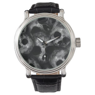 Skull gevuld, Mannen eWatch Horloge
