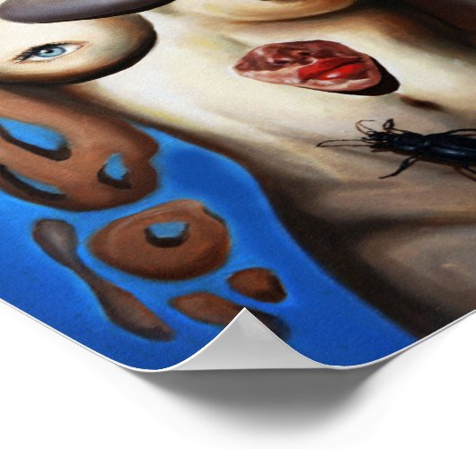 Skull Girl Poster (Hoek)