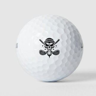 Skull Golf, Golfen T shirt Golfballen