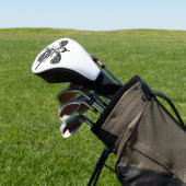 Skull Golf, Golfen T shirt Golfheadcover (Insitu)