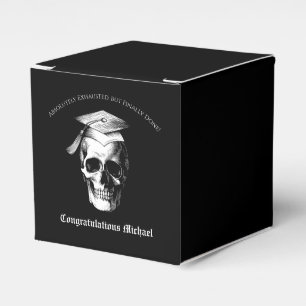 Skull Gothic Graduation Party Radiologie Bedankdoosjes