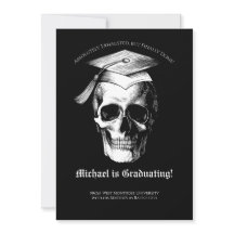 Skull Gothic Graduation Party Radiologie