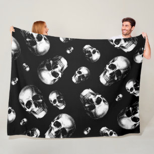 Skull Gothic Halloween Wedding Blankets Fleece Deken