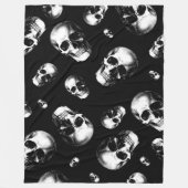 Skull Gothic Halloween Wedding Blankets Fleece Deken (Voorkant)
