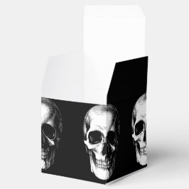 Skull Gothic Halloween Wedding Favor Boxes Bedankdoosjes