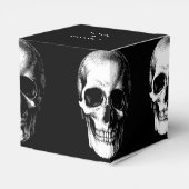Skull Gothic Halloween Wedding Favor Boxes Bedankdoosjes (Achterkant)