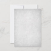 Skull Gothic Wedding RSVP Kaartje (Achterkant)