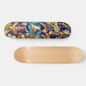 Skull Graff Deck Skateboard (Horizontaal)