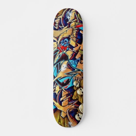 Skull Graff Deck Skateboard (Voorkant)