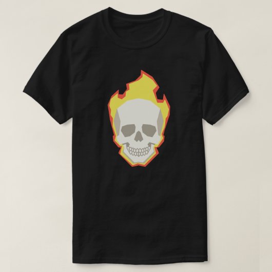 Skull Graphic T-Shirt – Minimal Dark Skull Design (Design devant)
