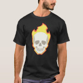 Skull Graphic T-Shirt – Minimal Dark Skull Design (Devant)