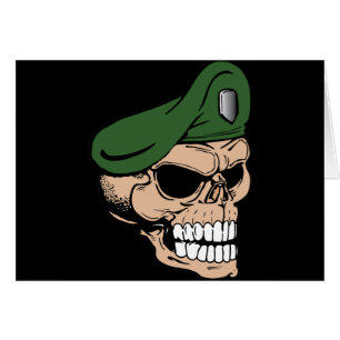 Skull Green Beret