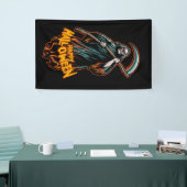 Skull Grim Reaper Halloween Spandoek (Beurs)
