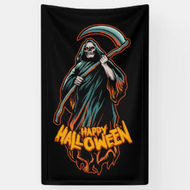 Skull Grim Reaper Halloween Spandoek
