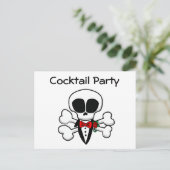 Skull Groom Fully Briefkaart (Staand voorkant)