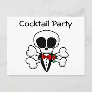 Skull Groom Fully  Briefkaart