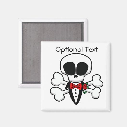 Skull Groom Fully Magneet (Voorkant / Achterkant)