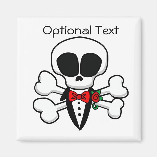 Skull Groom Fully Magneet (Voorkant)