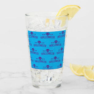 Skull Halloween Glas