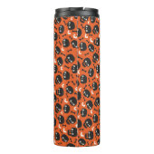 Skull Halloween naaamless Pattern Thermosbeker (Achterkant)