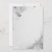 Skull Halloween Party Kaart (Achterkant)