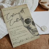  Skull Halloween Uitnodiging