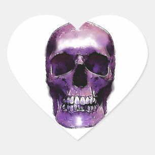Skull Hart Sticker