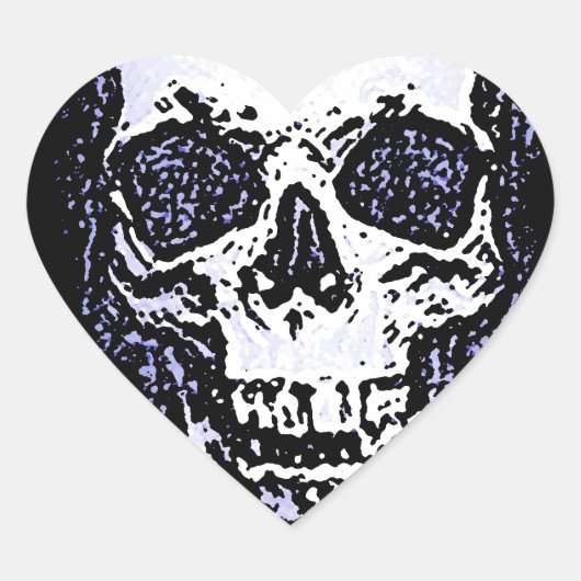 Skull Hart Sticker (Voorkant)