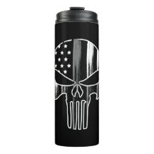 SKULL Head Correctioneraar Flag Thermal Tumble