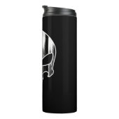 SKULL Head Correctioneraar Flag Thermal Tumble Thermosbeker (Geroteerd rechts)