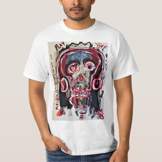 Skull Head. T-shirt (Voorkant)