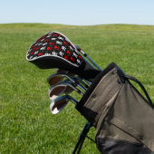 Skull Hearts Golfheadcover (Insitu)