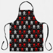 Skull Hearts Schort (Voorkant)