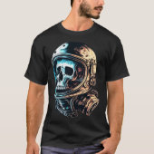 Skull in an astronaut helmet skull astronaut 1 t-shirt (Voorkant)