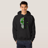 Skull Irishman Pride Mannen Saint Patrick Day Matc Hoodie (Voorkant volledig)