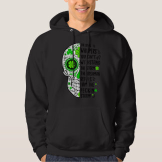 Skull Irishman Pride Mannen Saint Patrick Day Matc Hoodie