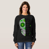 Skull Irishman Pride Mannen Saint Patrick Day Matc Trui (Voorkant volledig)