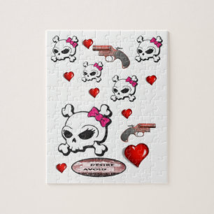 Skull Jigzaag Puzzle Legpuzzel