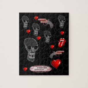 Skull Jigzaag Puzzle Legpuzzel