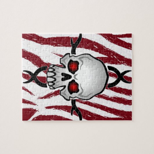 Skull Jigzaag Puzzle Legpuzzel (Horizontaal)