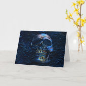 Skull Kaart (Gele Bloem)
